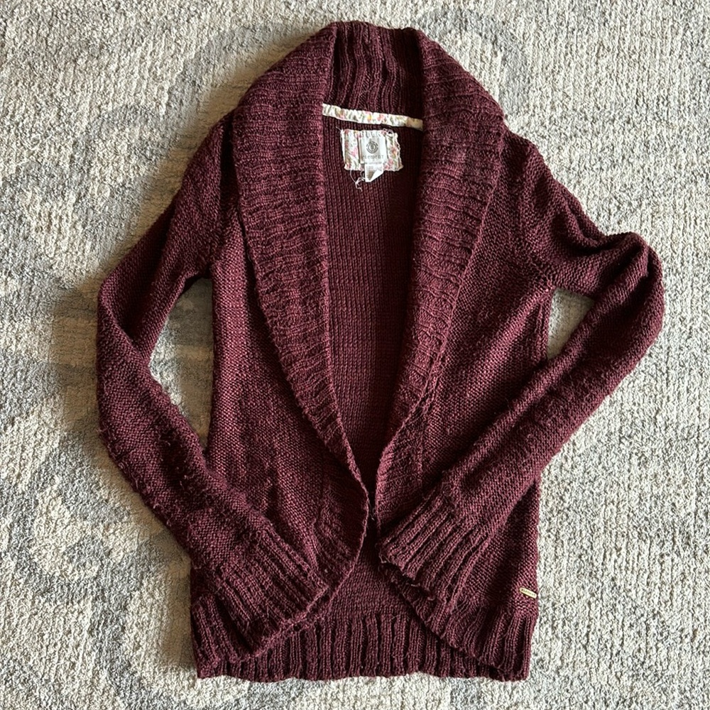 Element cardigan knit size small